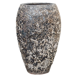 Lava Ceramic Tall Planter | Large Indoor and Outdoor Plant Pot Vase