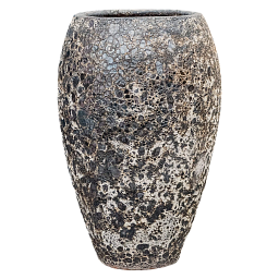 Lava Ceramic Tall Planter | Large Indoor and Outdoor Plant Pot Vase