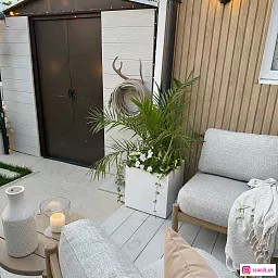 IDEALIST Lite Square Box Contemporary Light Concrete Planter