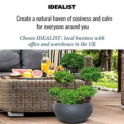 IDEALIST Lite Classic Smooth Bowl Outdoor Planter