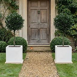 IDEALIST Lite Square Box Contemporary Light Concrete Planter
