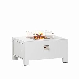 Fire table Gas Rectangular Aluminum Brann
