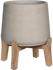 Rough Fibreclay Planter With Feet | Indoor and Outdoor Plant Pot