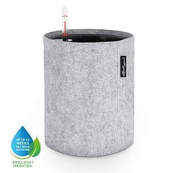 LECHUZA TRENDCOVER Round Self-watering Planter