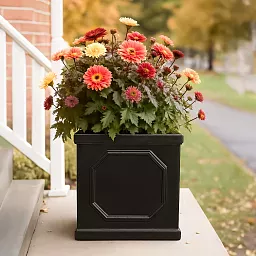IDEALIST Lite Faux Lead Chelsea Box Square Light Concrete Planter