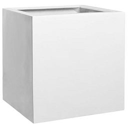 Square Fiberstone Planter by Idealist Premium BLOCK Glossy