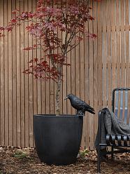 Tall Resin Planter by Cadix Capi Tutch Round