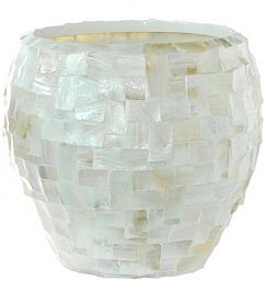 Oceana Couple Round Indoor Planter