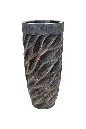 Luxe Lite Universe Wave Tall Indoor Planter