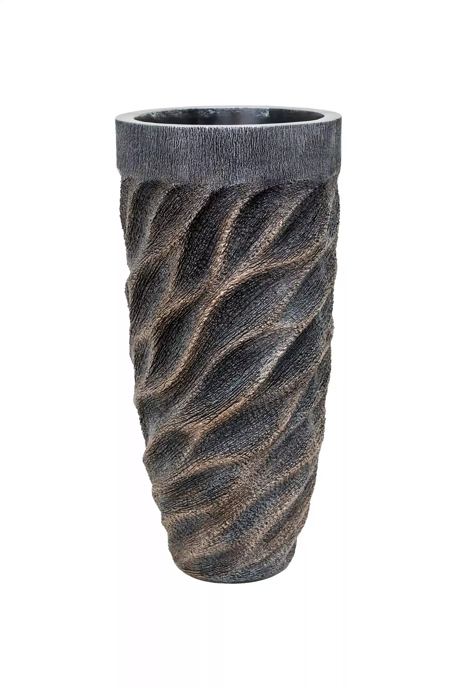 Luxe Lite Universe Wave Tall Indoor Planter