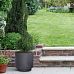 IDEALIST Lite Hammered Stone Cylinder Outdoor Planter