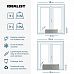 IDEALIST Lite Window Box Light Concrete Planter Set