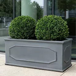 IDEALIST Lite Faux Lead Chelsea Light Concrete Through Planter