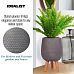IDEALIST Lite Honeycomb Style Egg Planter on Legs, Round Pot Plant Stand Indoor
