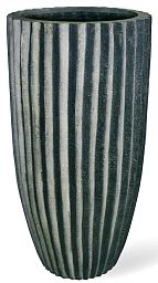 Sahara Round Tall Polystone Outdoor Planter