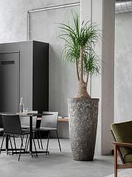 Lava Ceramic Tall Planter | Large Indoor and Outdoor Plant Pot