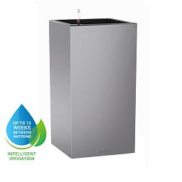 LECHUZA CANTO High Square Tall Poly Resin Self-watering Planter
