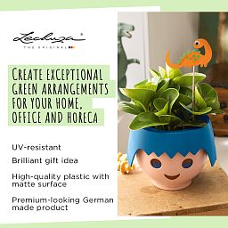 LECHUZA OJO Round Poly Resin Indoor Self-watering Planter
