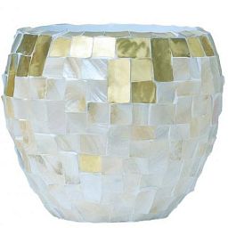 Oceana Couple Round Indoor Planter