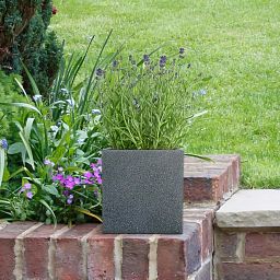 IDEALIST Lite Textured Concrete Effect Square Outdoor Planter