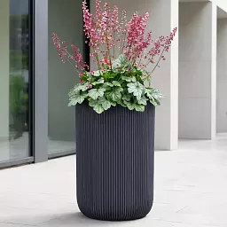 IDEALIST Lite Ribbed Cylinder Outdoor Planter