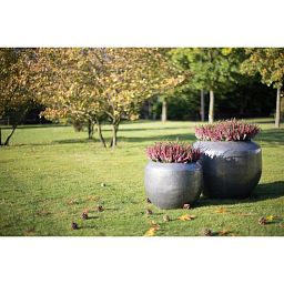 Loft Circle Round Polystone Outdoor Planter