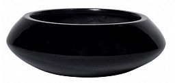 Round Fiberstone Bowl Glossy Tara Planter by Idealist Premium