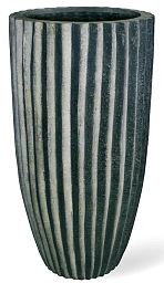 Sahara Round Tall Polystone Outdoor Planter
