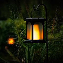 TrueFlame USB Crook Premium Outdoor Solar Garden Light Lanterns