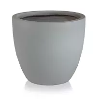 IDEALIST Lite Contemporary Stone Grey Light Concrete Egg Garden Round ...