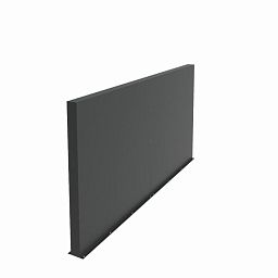 Aluminium Long Low Wall