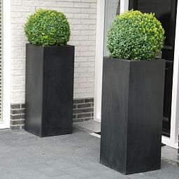 PURE High Cube Outdoor Fiberglass Planter