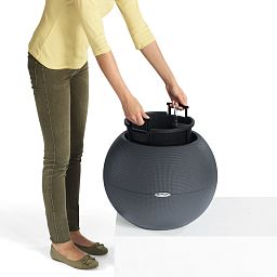 LECHUZA PURO Color Round Poly Resin Self-watering Planter
