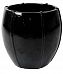 Ceramic Round Lined Glossy Planter Pot In/Out 
