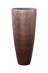 Metallic Partner Tall Indoor Planter