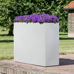 IDEALIST Lite Contemporary Light Concrete Trough Planter