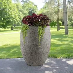 Grigio Tall Balloon Natural-Concrete Planter