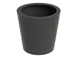 Cairo Outdoor Aluminum Round Planter