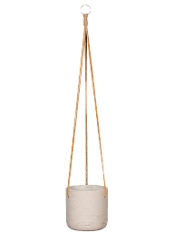 Rough Fibreclay Hanging Planter | Indoor and Outdoor Plant Pot