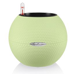 LECHUZA PURO Color Round Poly Resin Self-watering Planter