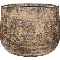 Atlas Round Planter | Fiberstone Indoor and Outdoor Plant Pot