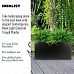 IDEALIST Lite Contemporary Light Concrete Trough Planter