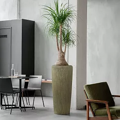 Composits Twist Vase Round Tall Planter Pot IN\OUT