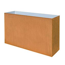 Cortenstyle Trend on Wheels Rectangle Planter IN\OUT