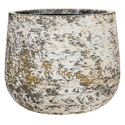 Atlas Round Planter | Fiberstone Indoor and Outdoor Plant Pot
