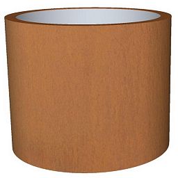 Cortenstyle Standard Topper on Ring Round Planter IN\OUT