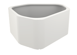 Shape Glossy Outdoor Fiberglass Planter