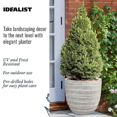 IDEALIST Lite Straw Plaited Style Egg Planter