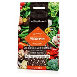 LECHUZA VEGGIEPON Organic Peat-Free Potting Compost for Vegetables Growing