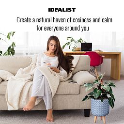 IDEALIST Lite Faceted Effect Planter on Legs